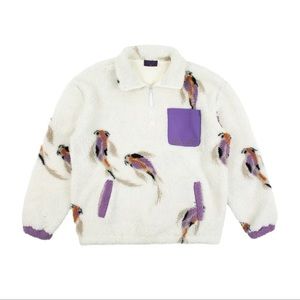 Taylor Swift Koi Fish Quarter Zip oversized pullover size Medium, sold out